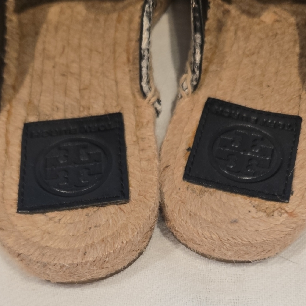 Tory Burch Black and White Espadrilles - Picture 5 of 6